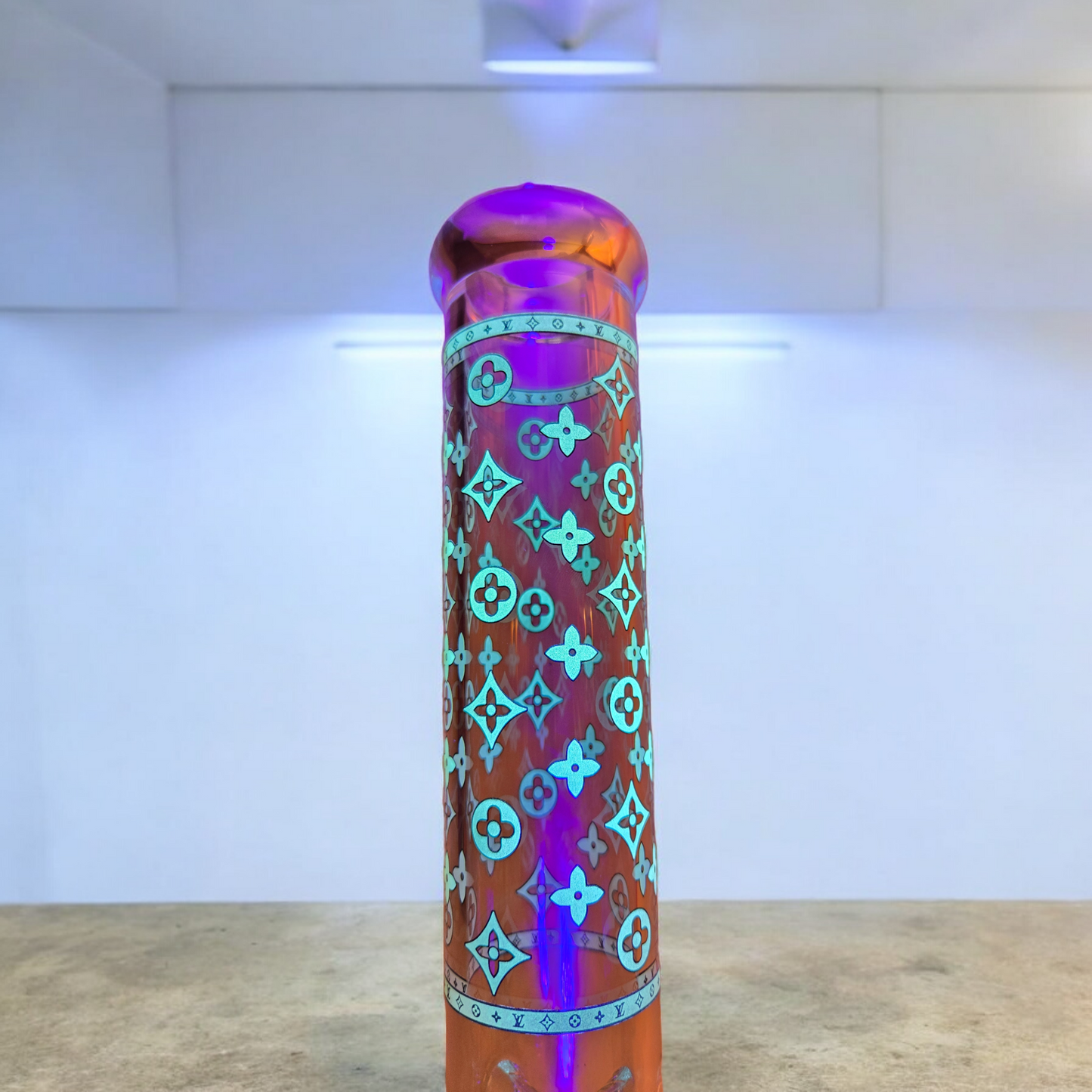 14" Glow In Dark Decal Beaker
