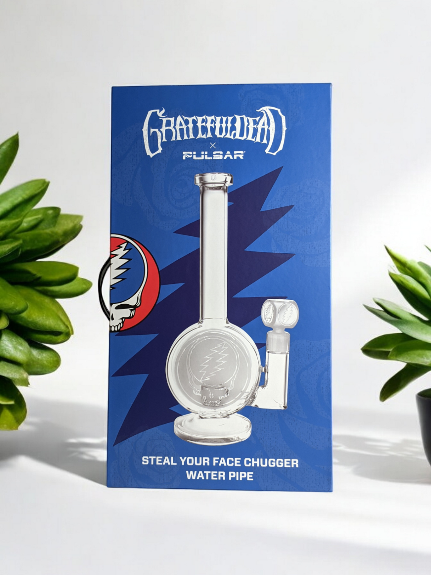 Grateful Dead Steal Your Face Chugger Waterpipe