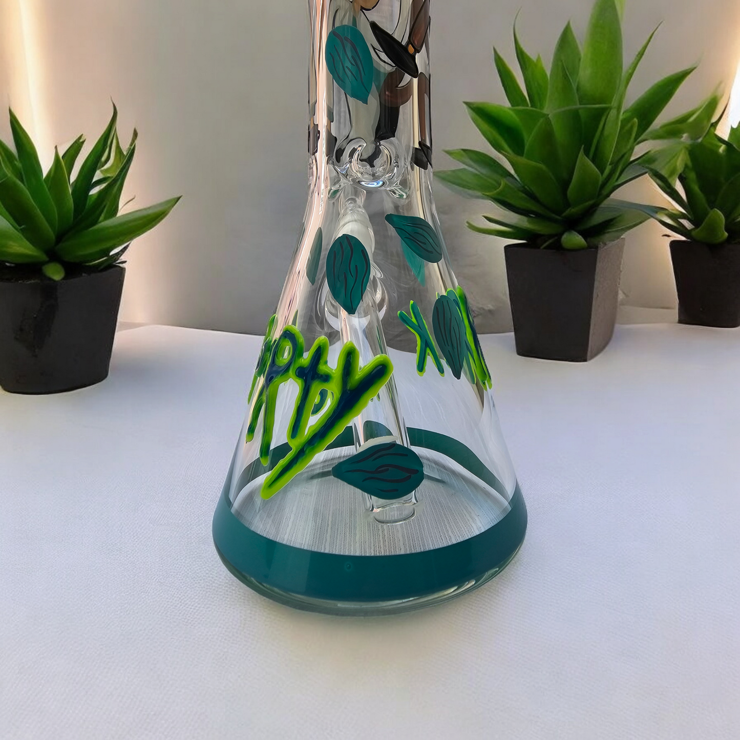 10" Rick and Morty Glow Blacklight Beaker
