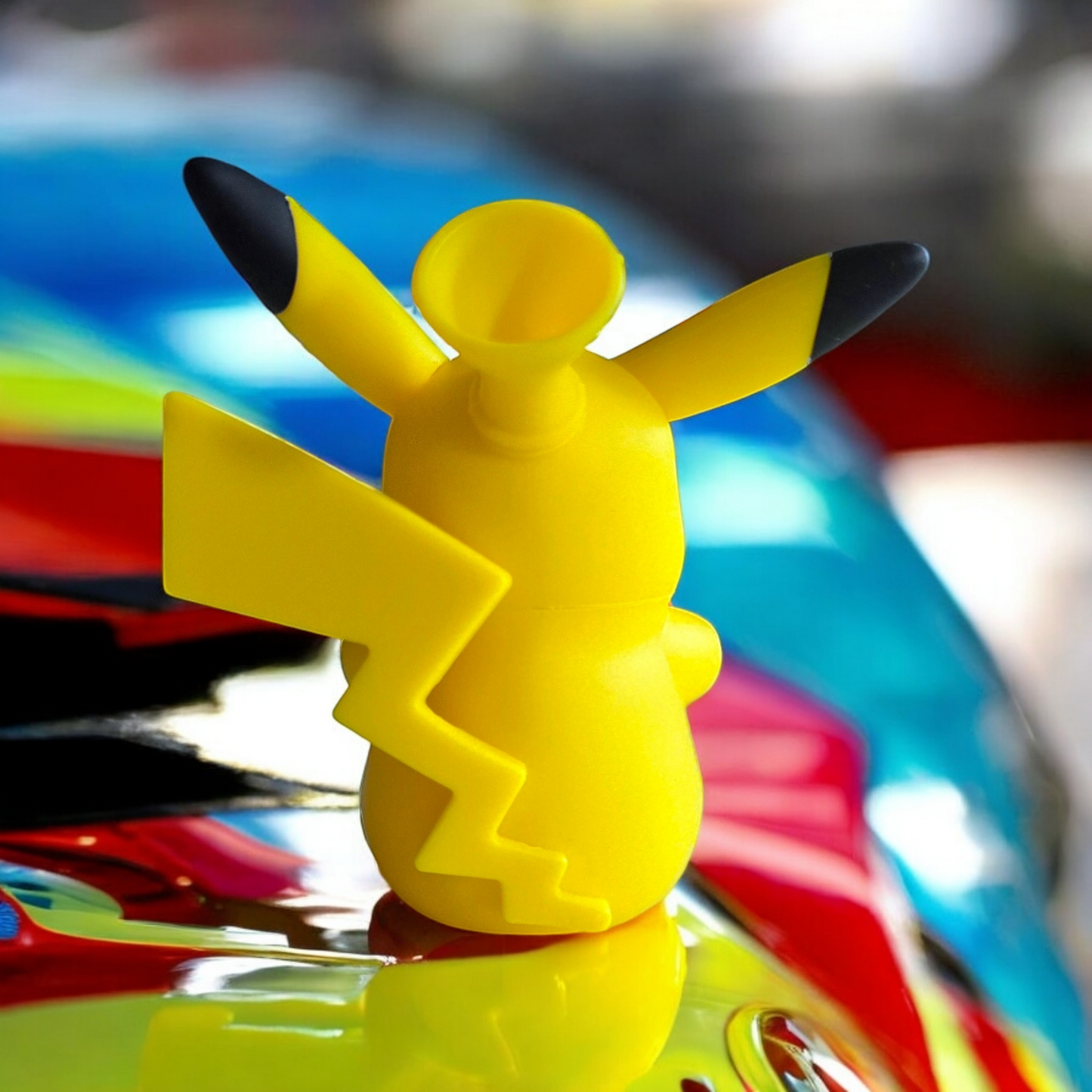 Silicone Pikachu Standing Pipe