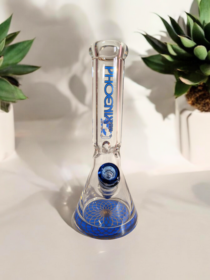 16” Phoenix Flower of Life Beaker