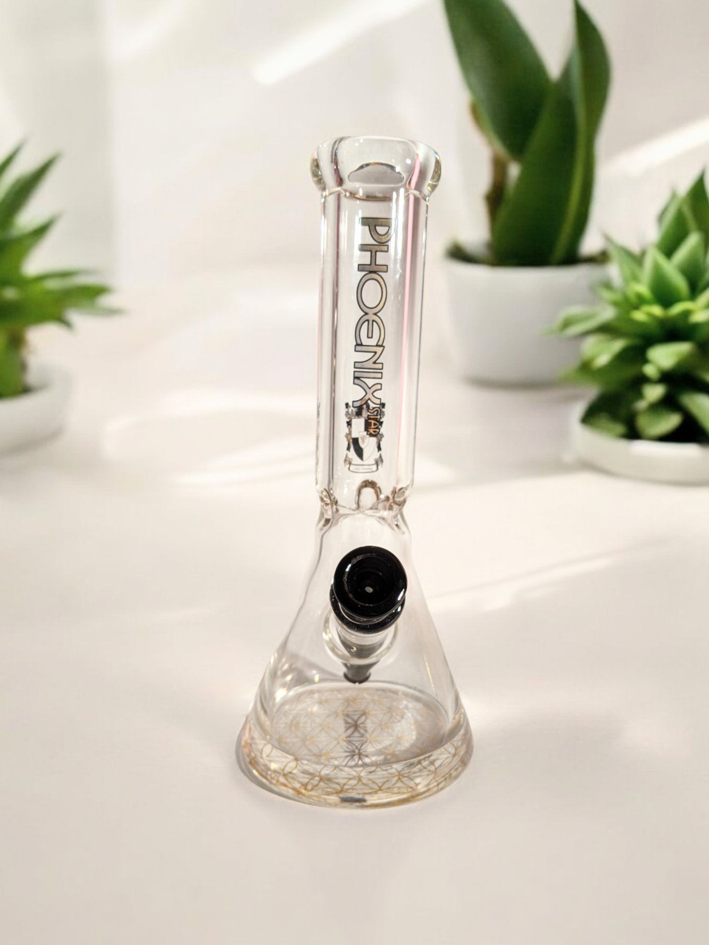 16” Phoenix Flower of Life Beaker