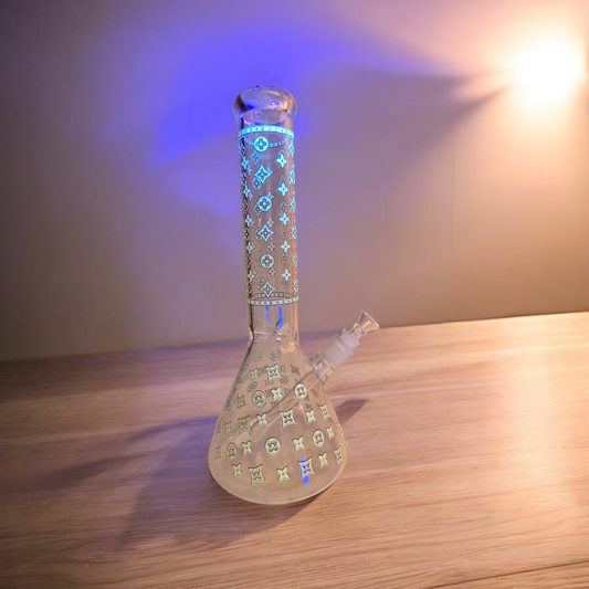 14" Glow In Dark Decal Beaker