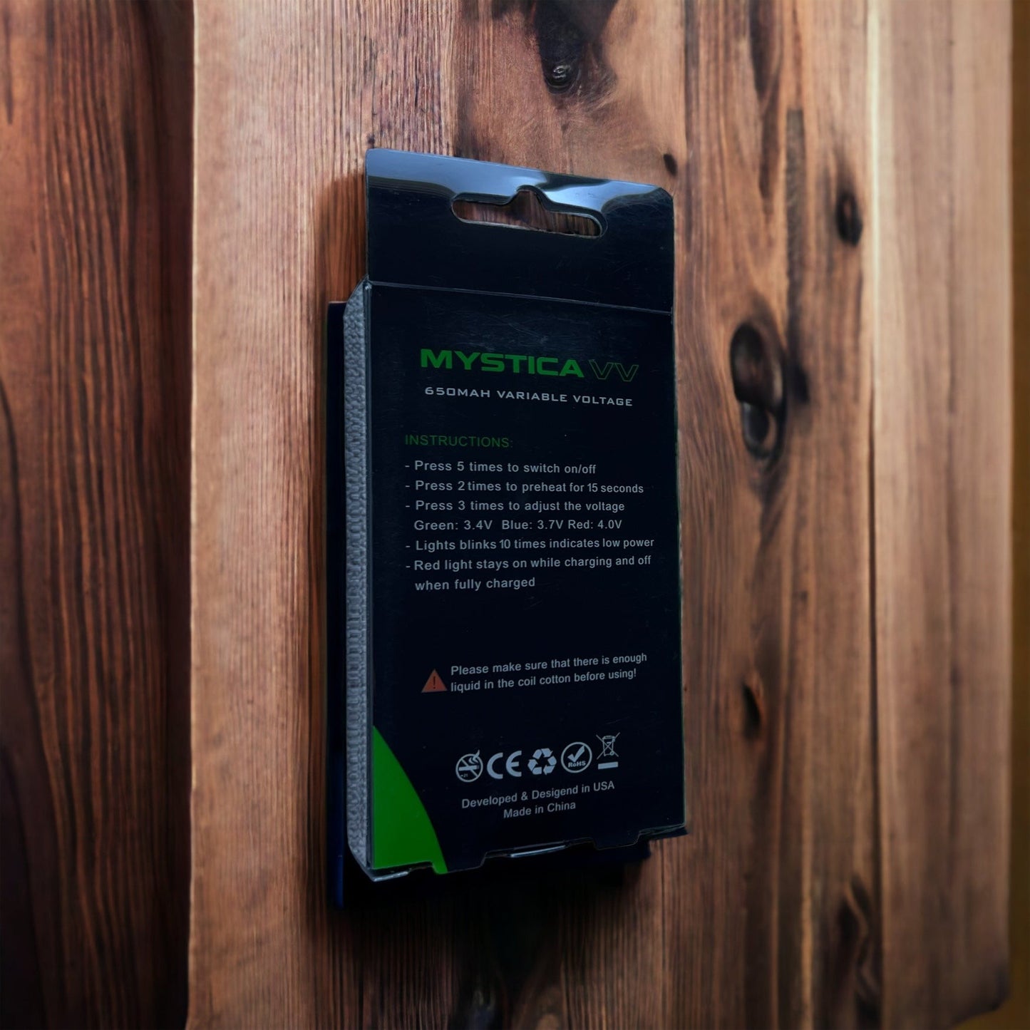 Mystica 650 Mah Variable Voltage Vaporizer