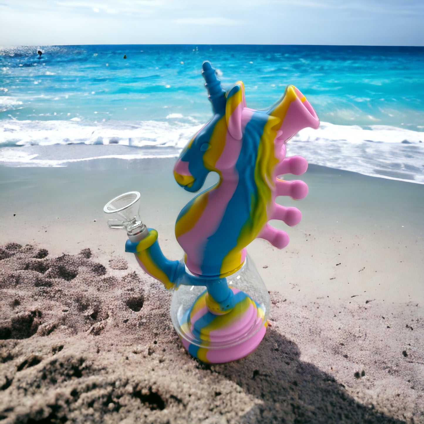 Unicorn Silicone & Glass Waterpipe