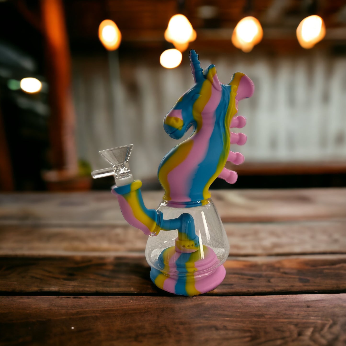 Unicorn Silicone & Glass Waterpipe