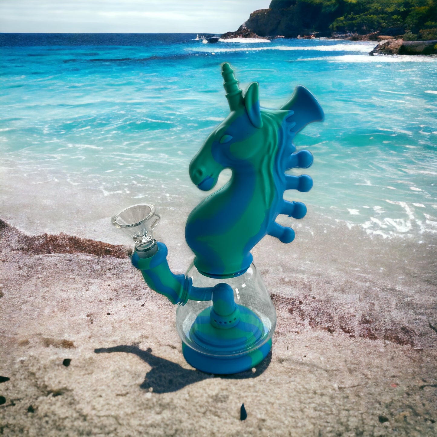 Unicorn Silicone & Glass Waterpipe