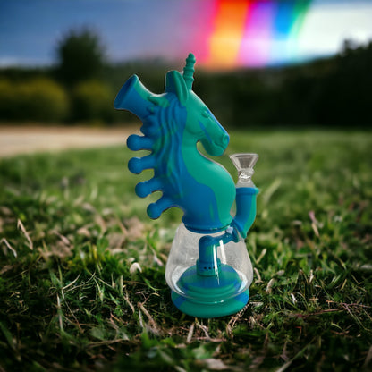 Unicorn Silicone & Glass Waterpipe