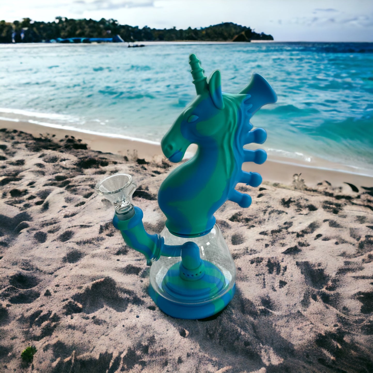 Unicorn Silicone & Glass Waterpipe