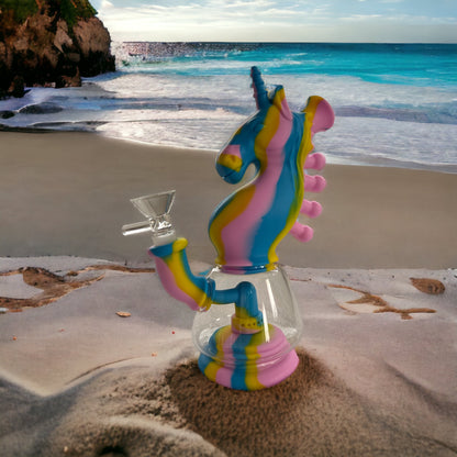 Unicorn Silicone & Glass Waterpipe