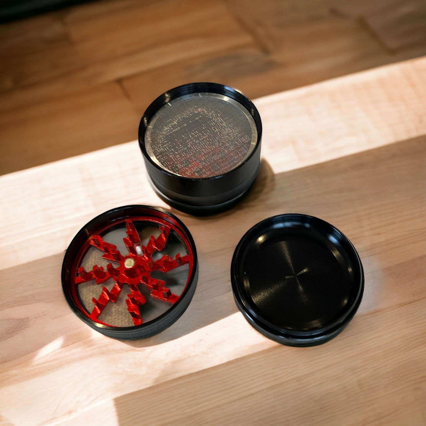 Red & Black Magnetic Grinder