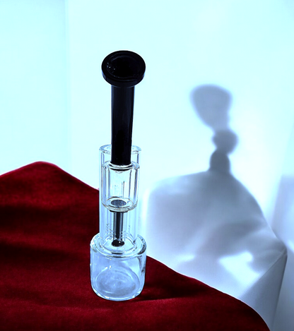 12" Shadow Glass Sherlock Bubbler