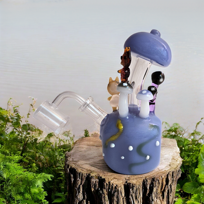 7" Shroom Village Rig & Waterpipe