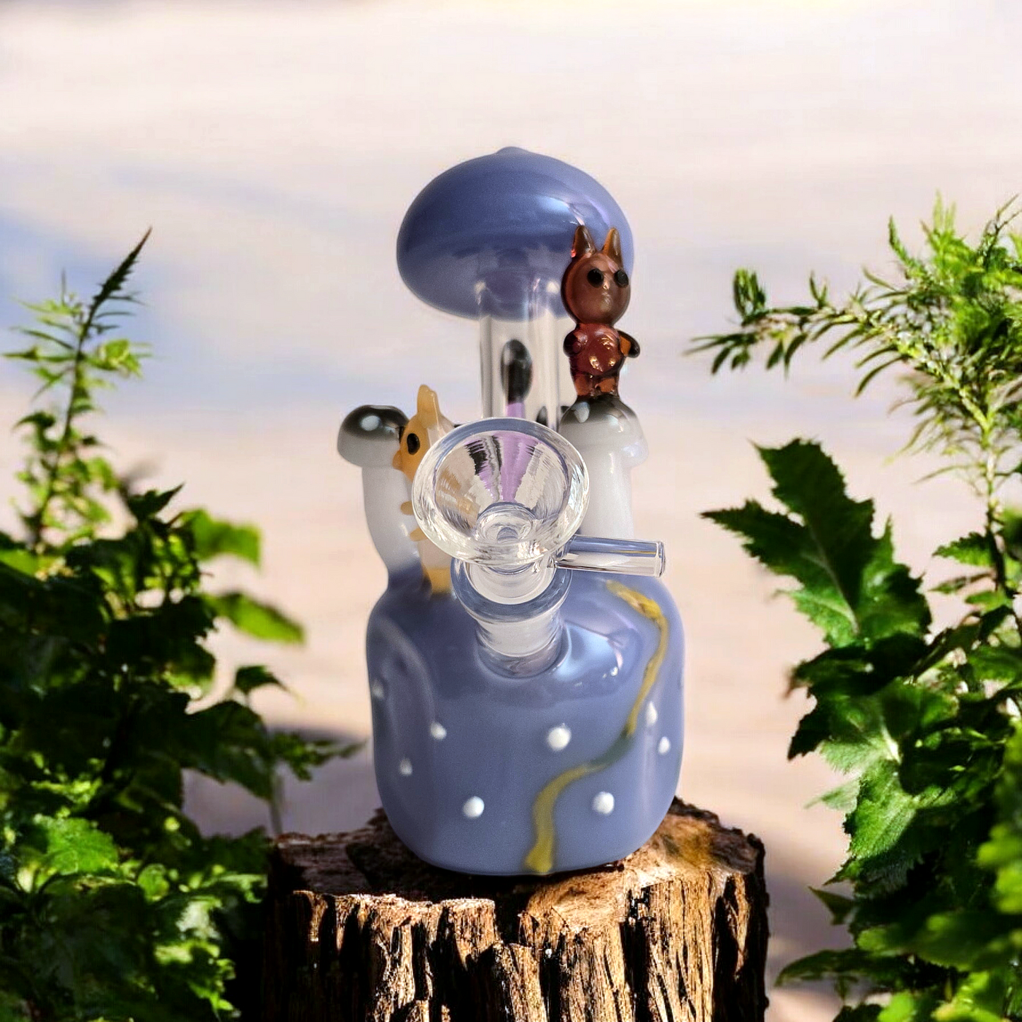 7" Shroom Village Rig & Waterpipe