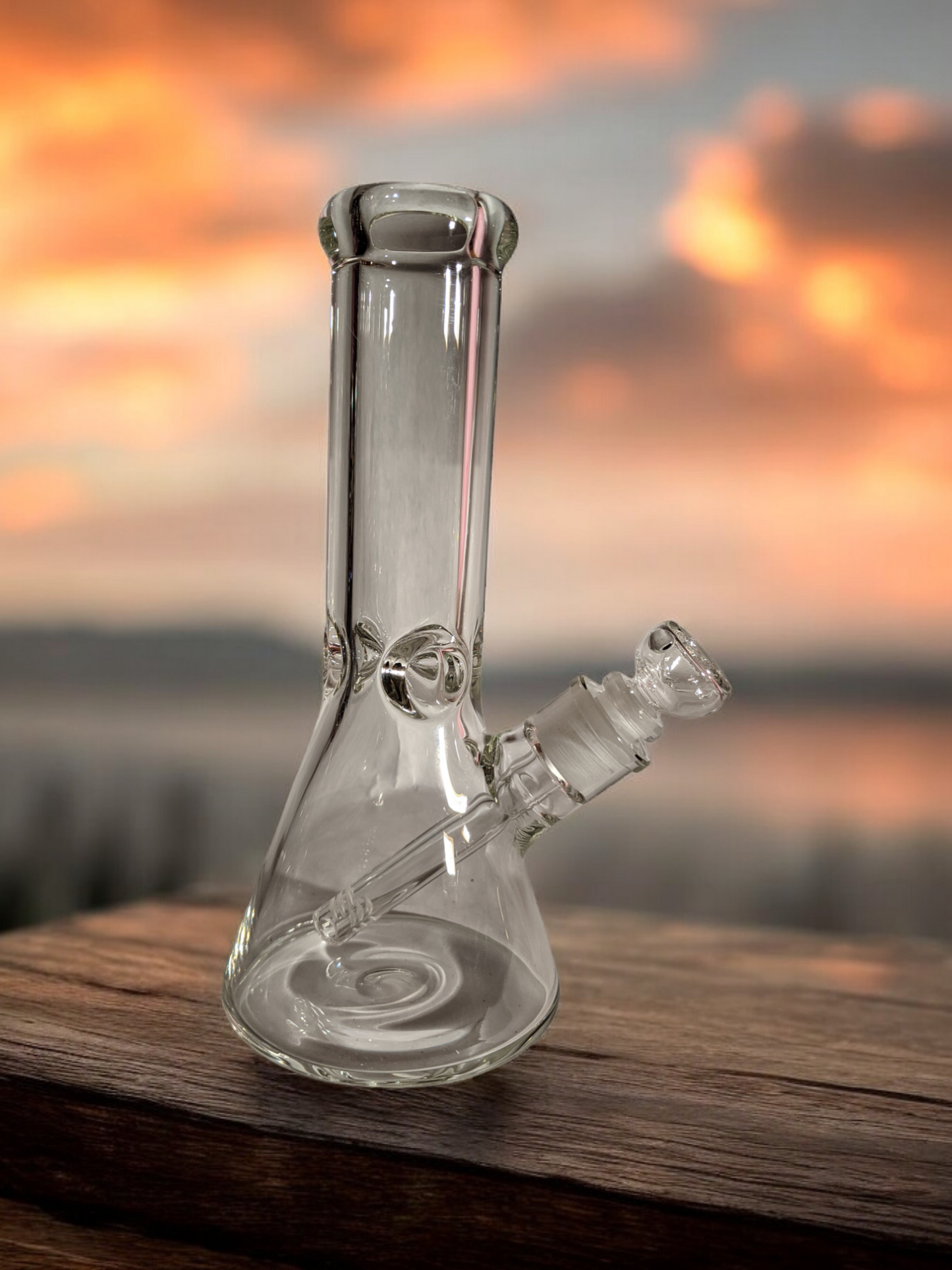 10" Basic Clear 9mm Phat-Joint Beaker