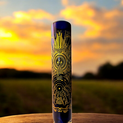 Gold Inlay Third Eye Beaker