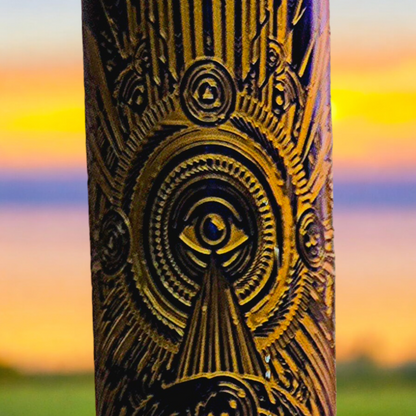 Gold Inlay Third Eye Beaker